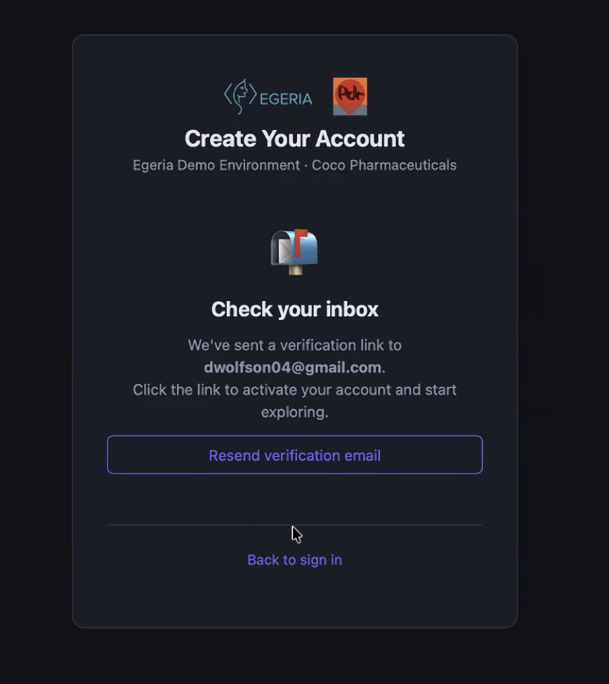 Registration Screen
