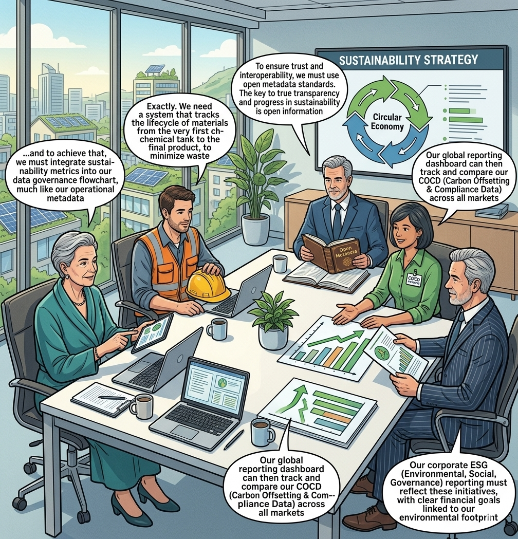 The sustainability team